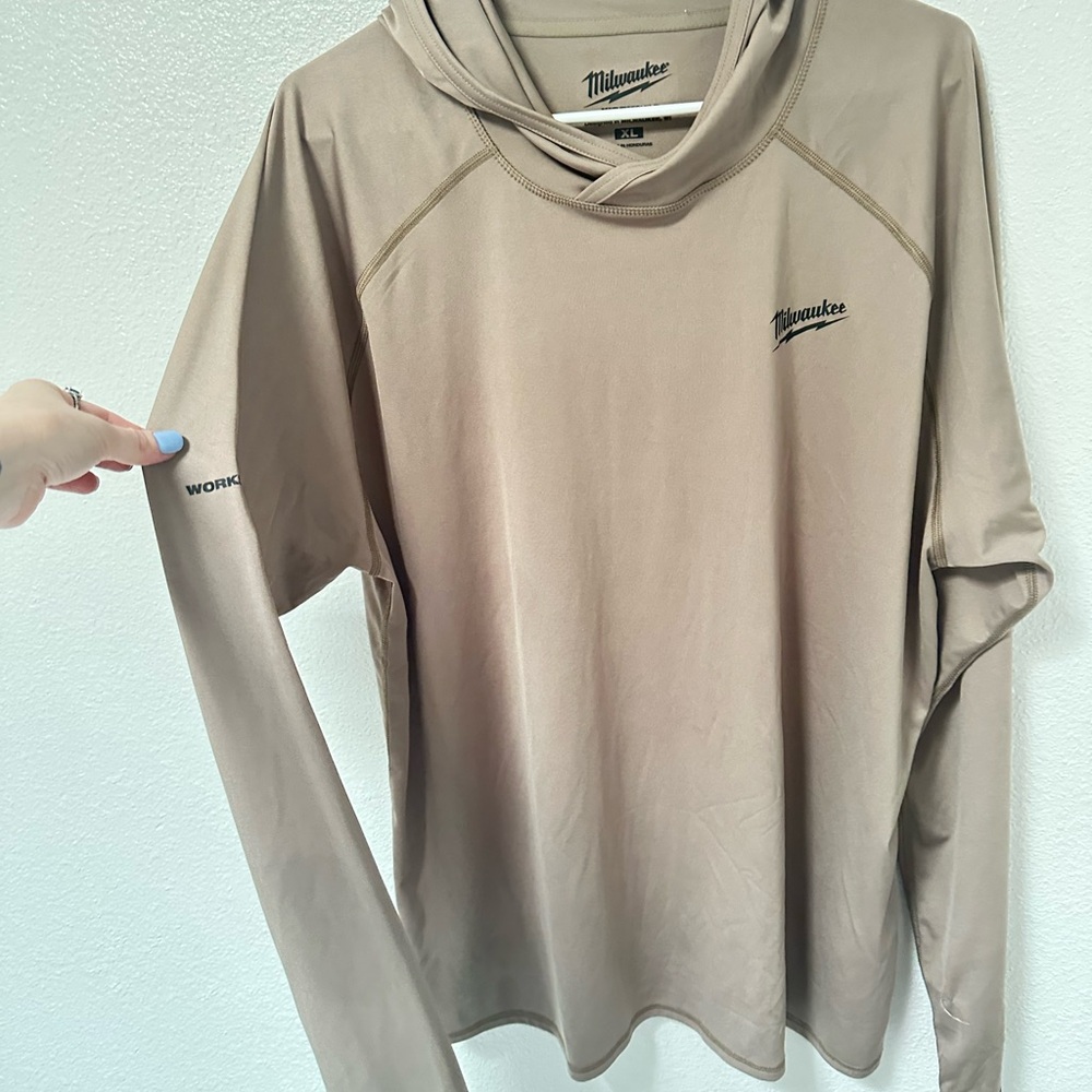 Milwaukee Tan Long Sleeve Men's Tee